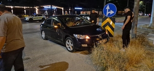 Eskişehir'de otomobil ile ticari taksi çarpıştı
