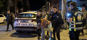 Polise direnen alkollü sürücü biber gazı ile etkisiz hale getirildi