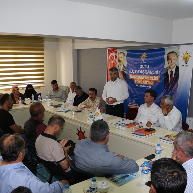 AK Parti Oltu'da 2026 danışma meclisi toplantısını gerçekleştirdi