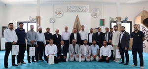 Hatay'da ezanı güzel okuma ve etkili hutbe sunumu yarışmasının il finali ya...