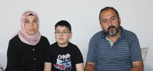 SMA hastası Halil İbrahim, mimar olup depreme dayanıklı binalar inşa etmek...
