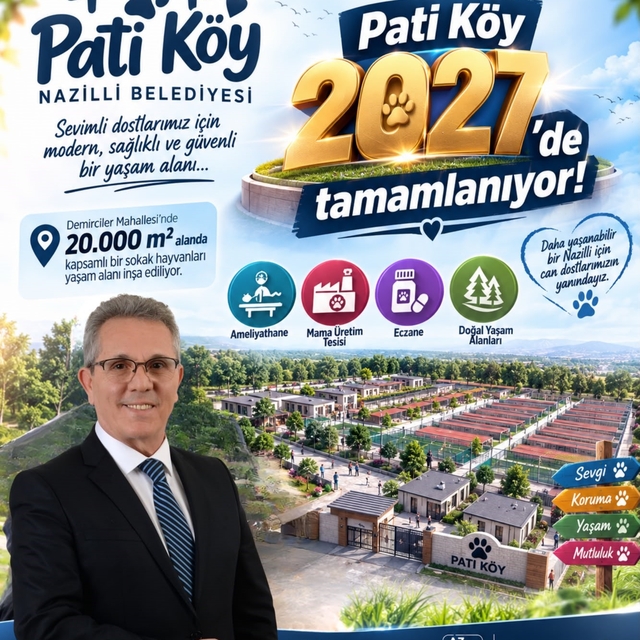 Nazilli'nin Pati Köy Projesi'nde yasal süreç tamamlandı