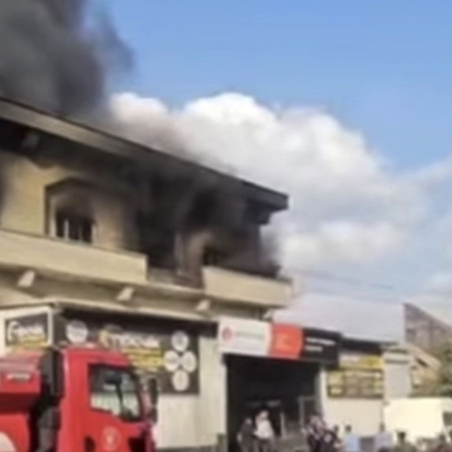 Gaziantep'te iş yeri yangını