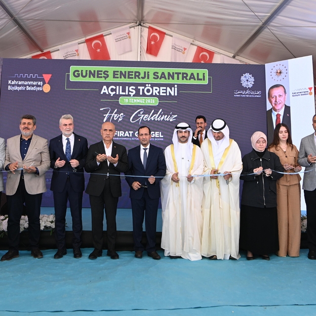 Kahramanmaraş Güneş Enerji Santrali hizmete açıldı