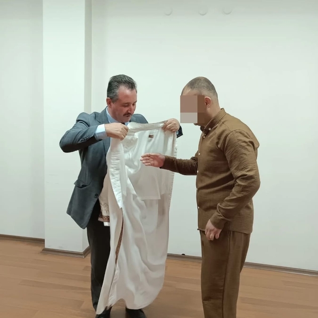 Bozüyük Açık Ceza İnfaz Kurumu'nda, hafızlık belgesi takdim programı
