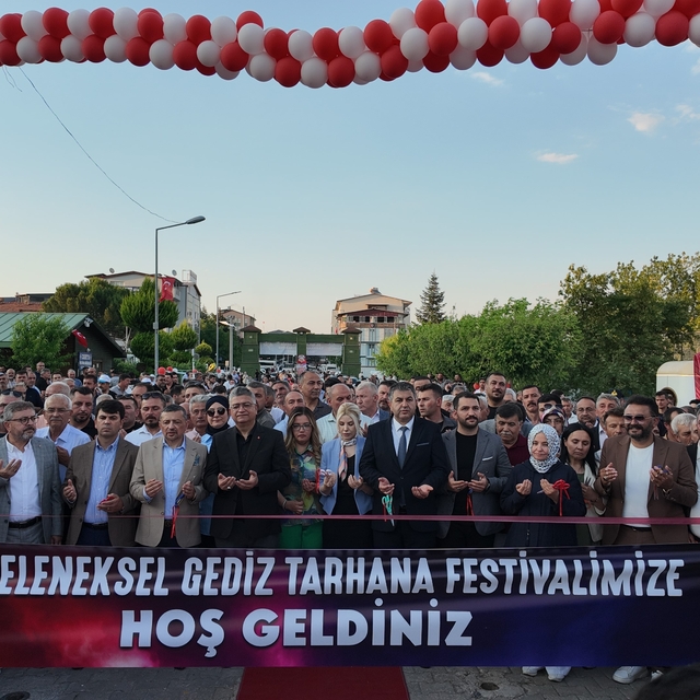 Gediz'de Tarhana Festivali coşkusu