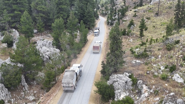 Gülnar'da yarım asırlık yol sorunu çözüldü
