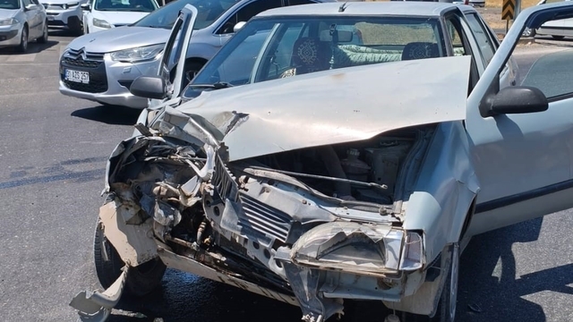 Diyarbakır'da trafik kazası: 1 yaralı