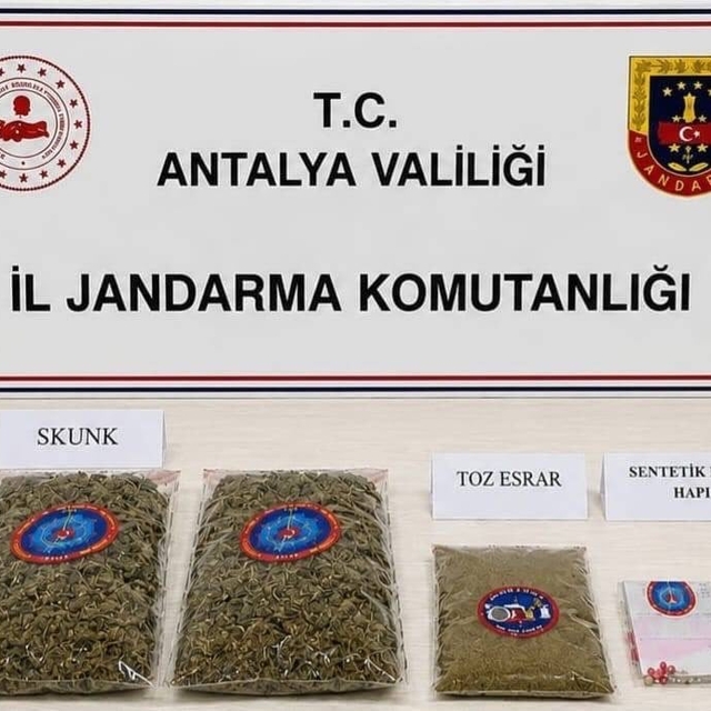 Antalya'da uyuşturucu operasyonu