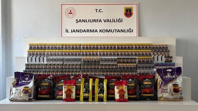 Şanlıurfa'da gümrük kaçağı ürünler ele geçirildi