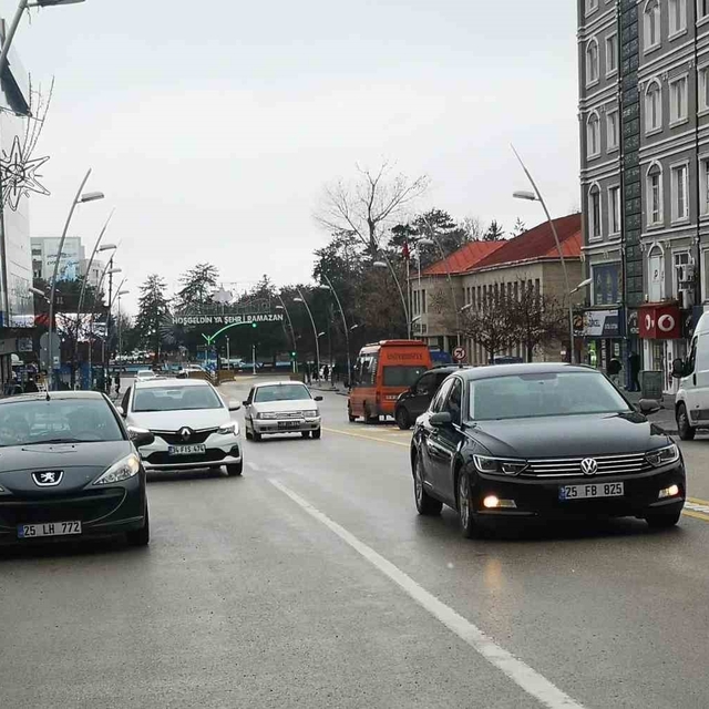 Erzurum'da Haziran ayında 4 bin 539 motorlu kara taşıtı devri yapıldı