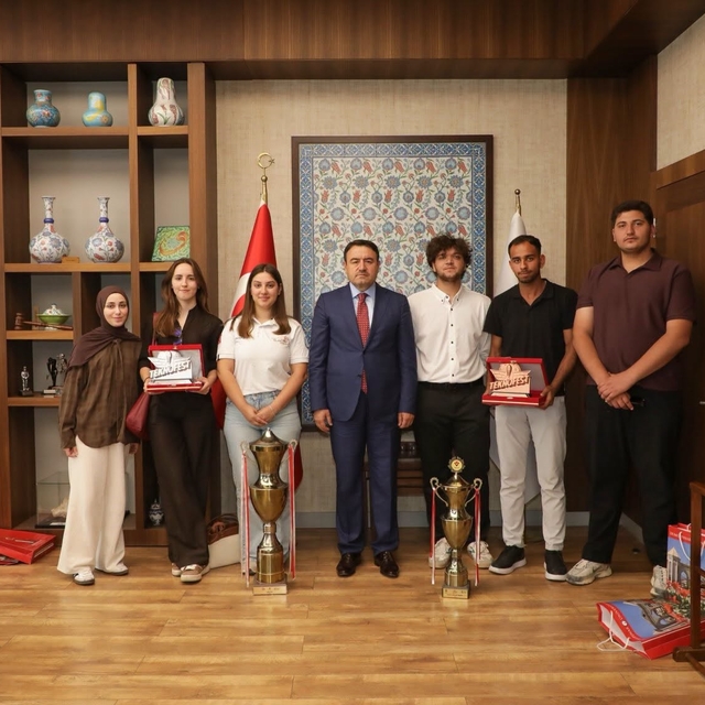 Vali Işın, DUSCART Takımı'nı ağırladı