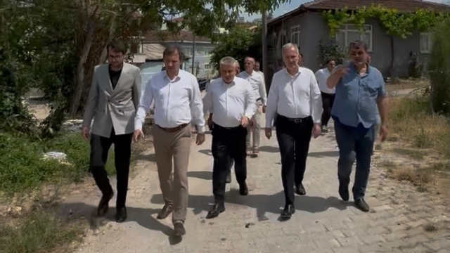İnegöl Belediyesi kırsalda üst yapı hamlesini sürdürüyor