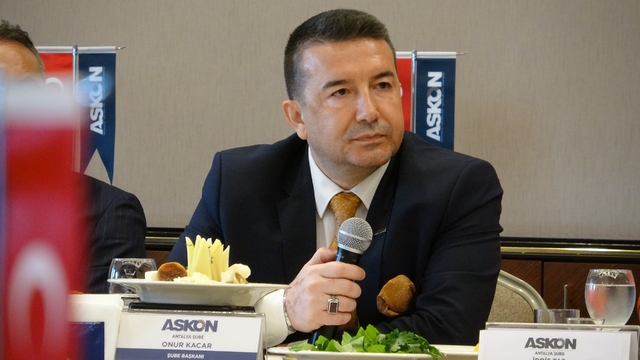 ASKON Antalya Şube Başkanı Kacar: ''Göreve geldiğimiz günden bugünlere kadar üyelerimiz arasında 650 milyon TL'nin üzerinde ticaret hacmi oluşmuştur"