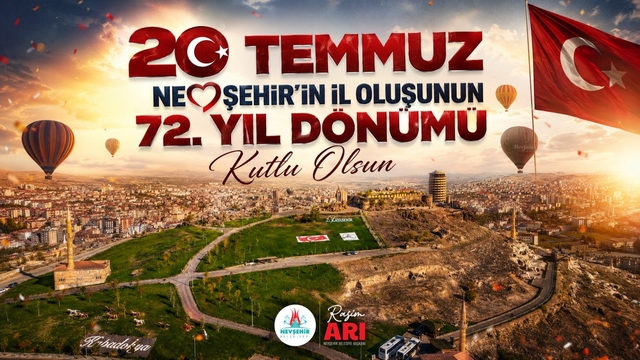 Başkan Arı'dan Nevşehir'in il oluşunun 72. yılı mesajı