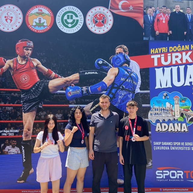 Niğdeli Muay Thai sporcularından Türkiye Şampiyonası'nda büyük başarı