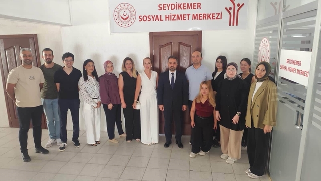 Sosyal Hizmetler İl Müdürü Selçuk Seydikemer'de denetim gerçekleştirdi