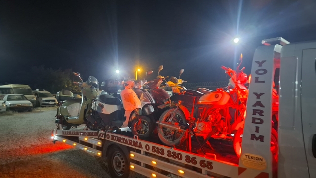 Datça'da motosiklet denetimi: "19 araç trafikten men edildi"