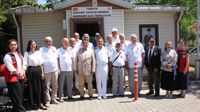 Marmaris'te Kıbrıs Gazileri: "Yine çağrılsa vatan için göreve hazırız"