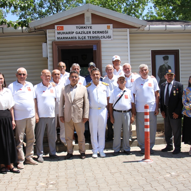 Marmaris'te Kıbrıs Gazileri: "Yine çağrılsa vatan için göreve hazırız"