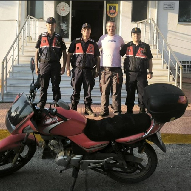 Edirne'de çalınan motosiklet aynı gün bulundu, şüpheli tutuklandı