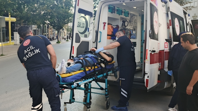 Bafra'da trafik kazası: 1 yaralı