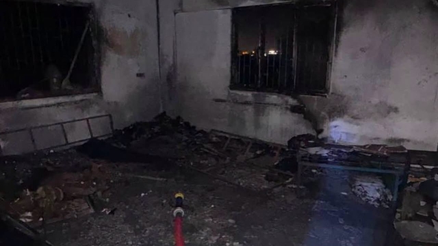 Antakya'da çıkan yangında ev kullanılmaz hale geldi