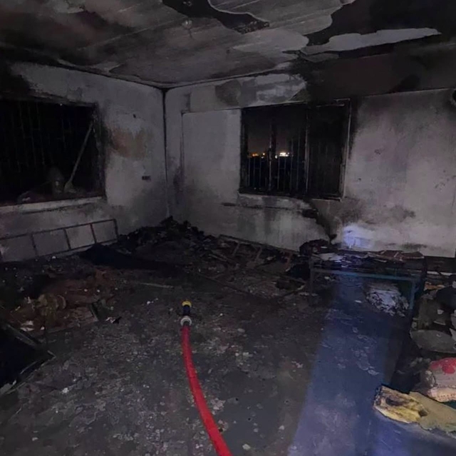 Antakya'da çıkan yangında ev kullanılmaz hale geldi