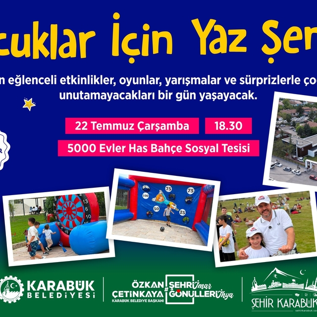 Çocuk Yaz Şenliği bu kez Has Bahçe'de düzenlenecek