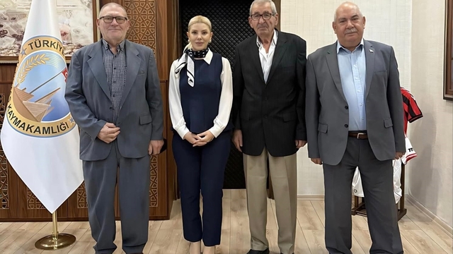 Kıbrıs gazilerinden Kaymakam Yıldırım'a anlamlı ziyaret