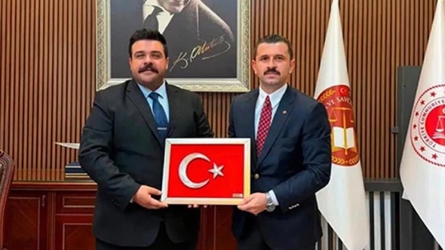 Tutak Kaymakamı Coşkun ve savcı eşinden Başsavcı Bilge'ye hayırlı olsun ziyareti