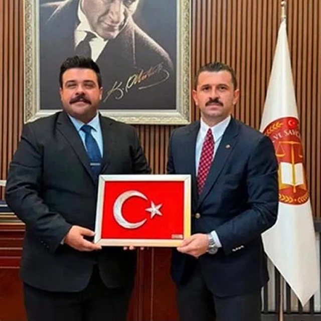 Tutak Kaymakamı Coşkun ve savcı eşinden Başsavcı Bilge'ye hayırlı olsun ziy...