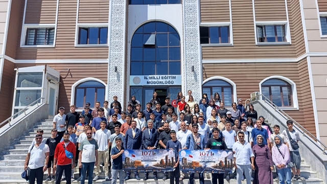 Ağrı'da "1071 Ruhundan Türkiye Yüzyılı Vizyonuna" gezi programının ilk kafilesi döndü