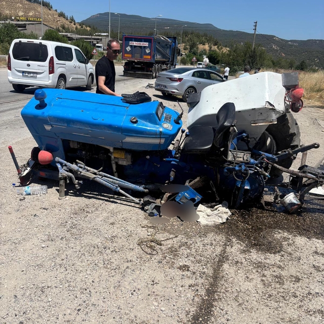 Karabük'te tır ile traktör çarpıştı: 1 ağır yaralı