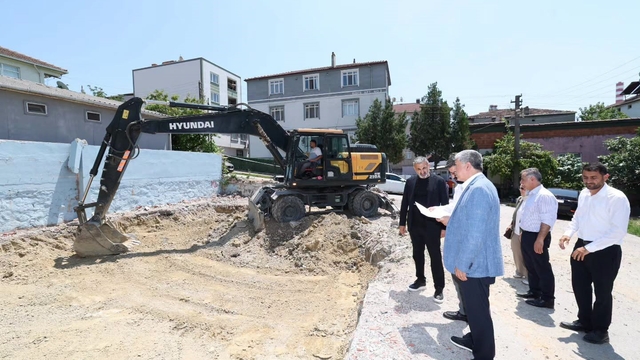 Semt konağı için ilk kazı başladı