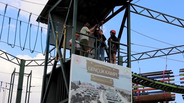 Kırşehir'deki Ahi Evran Gençlik Kampı gençlerin buluşma noktası oldu