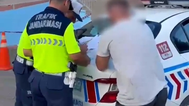 Ordu'da aracı ile drift yapan sürücüye 165 bin TL ceza