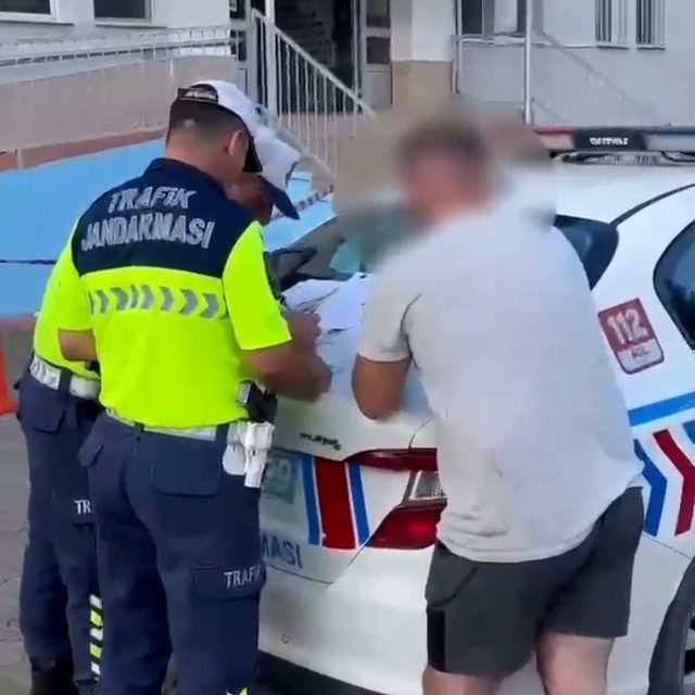 Ordu'da aracı ile drift yapan sürücüye 165 bin TL ceza