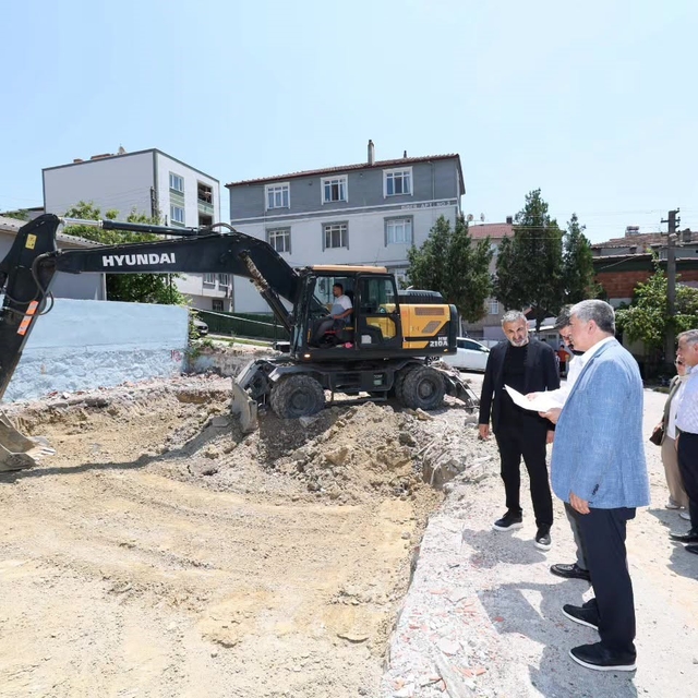 Semt konağı için ilk kazı başladı
