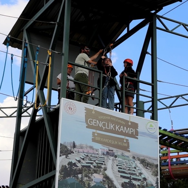 Kırşehir'deki Ahi Evran Gençlik Kampı gençlerin buluşma noktası oldu