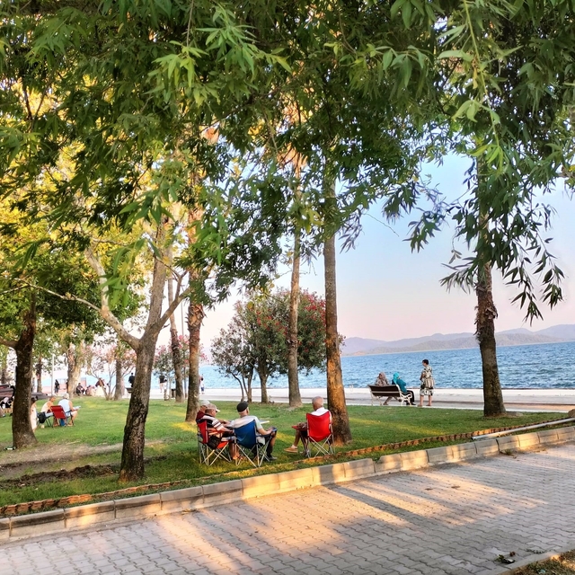 Köyceğiz'de sıcak hava etkili oluyor