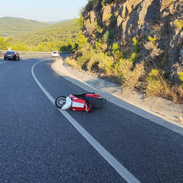Marmaris yolunda motosiklet kazası: 1 ölü