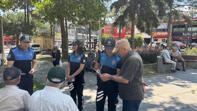 Erzincan polisinden dolandırıcılığa karşı bilgilendirme çalışması