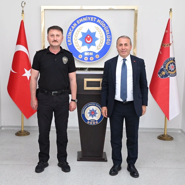 Erzincan eski İl Emniyet Müdürü Kurt'tan Baybaba'ya ziyaret