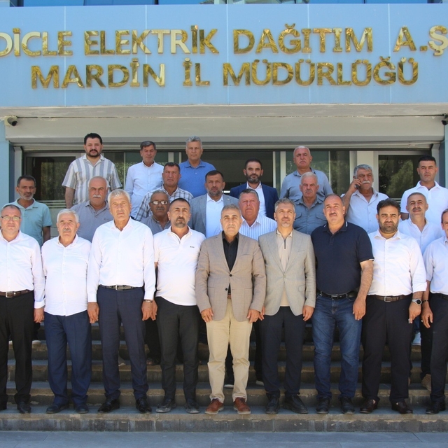 Mardinli muhtarlar Dicle Elektrik'in yatırımlarını memnuniyetle karşıladı