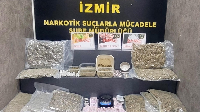İzmir'de uyuşturucu operasyonunda 1 tutuklama