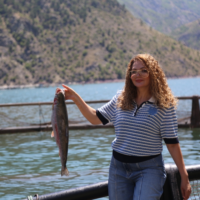 Çoruh Havzası'nda üretilen Türk somonları dünya sofralarında