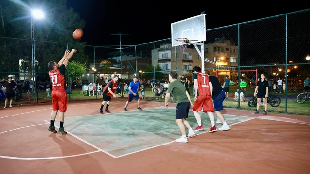 Çine'de Sokak Basketbol Turnuvası başladı