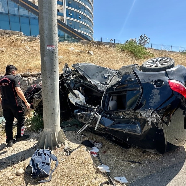 Kahramanmaraş'ta trafik kazası: 2 ağır yaralı