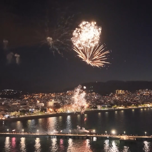 Samsun'da festival coşkusu
Renkli anlar havadan görüntülendi